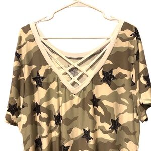 Eye Candy Camouflage T-Shirt Dress
